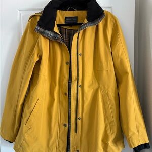Pendleton Mustard Yellow Coat with Black Accents